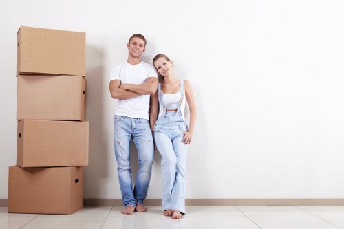 Local man with van service helping a move in Ealing
