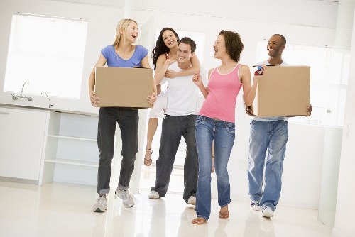 Man and van vehicle helping with local moving in Ealing