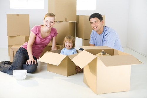 Local man and van removals team helping with a move in Ealing
