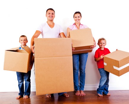 Moving team supporting a house move in Ealing