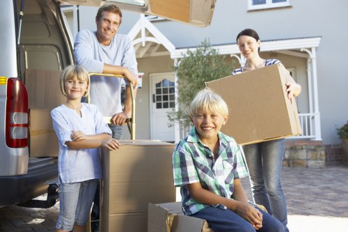 Man and van service preparing for a residential or office move in Ealing