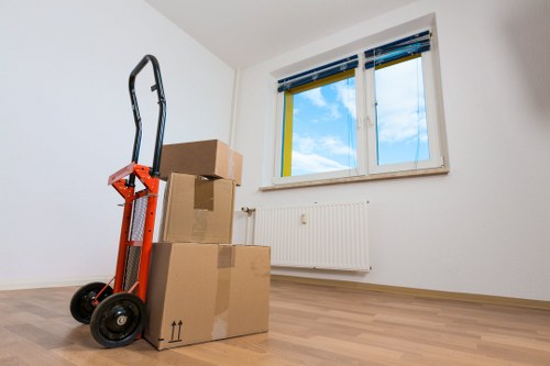 Prepared furniture items ready for collection in Ealing