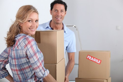 Flat move logistics in a West London property