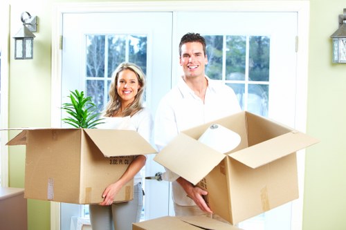 Furniture being handled carefully during an Ealing property move